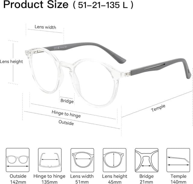 Thumbnail 4 de ZENOTTIC Blue Light Reading Glasses