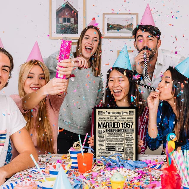 Thumbnail 1 de Stuff4 69th Anniversary Poster Framed 8x10