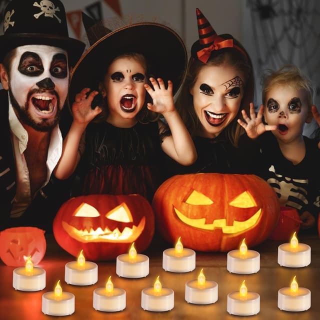 Thumbnail 6 de cimetech 12PCs LED tea lights with timer 12