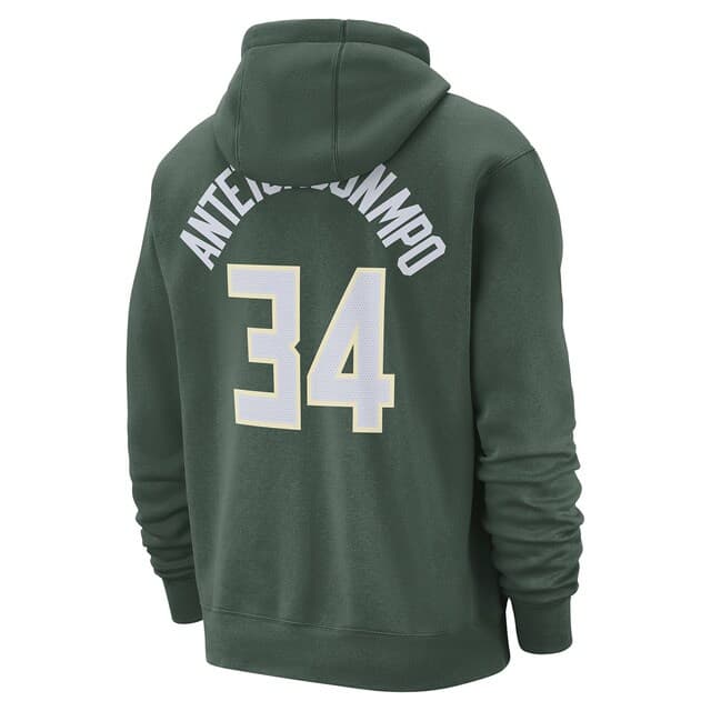Detalle 2 de Nike Sudadera Milwaukee Bucks 80% algodón