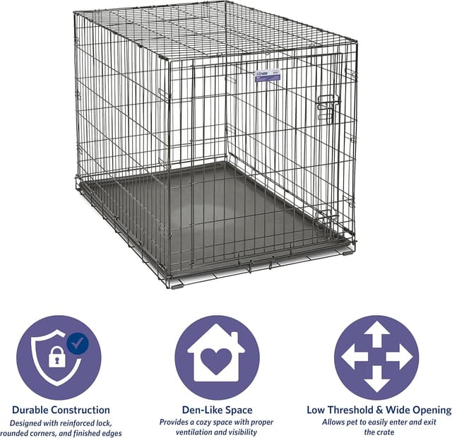 Detalle 2 de MidWest iCrate Hundebox faltbar 106 cm