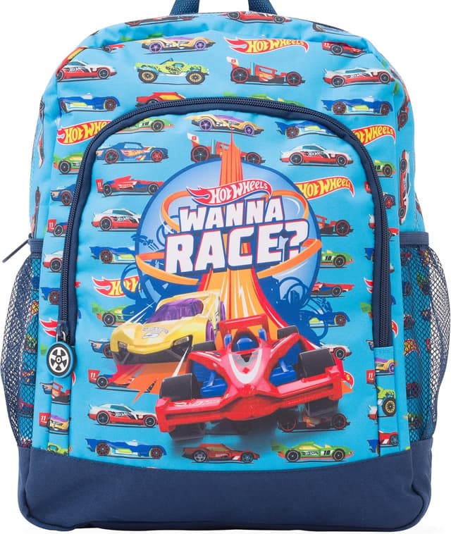 Detalle de Hot Wheels sac à dos officiel pour enfants – grand sac d’école et voyages (bleu), taille unique