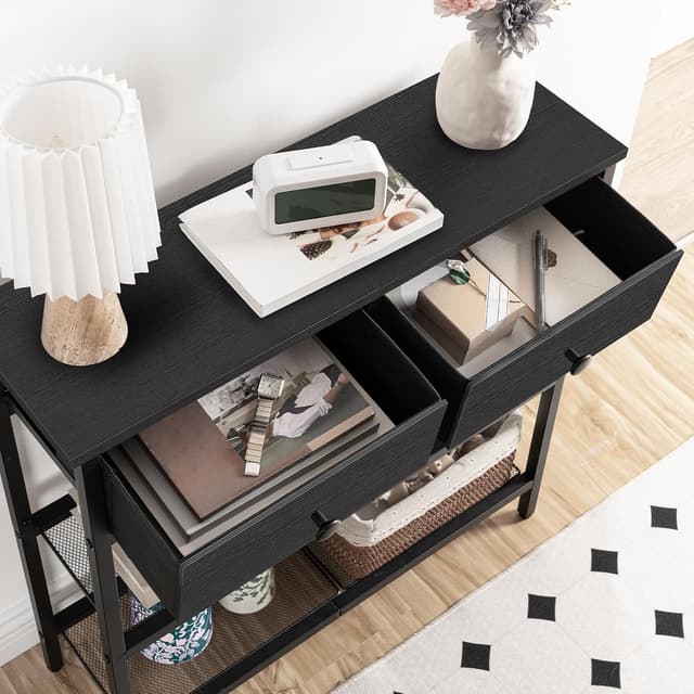 Detalle 1 de HOOBRO tavolo ingresso 75 cm con cassetti