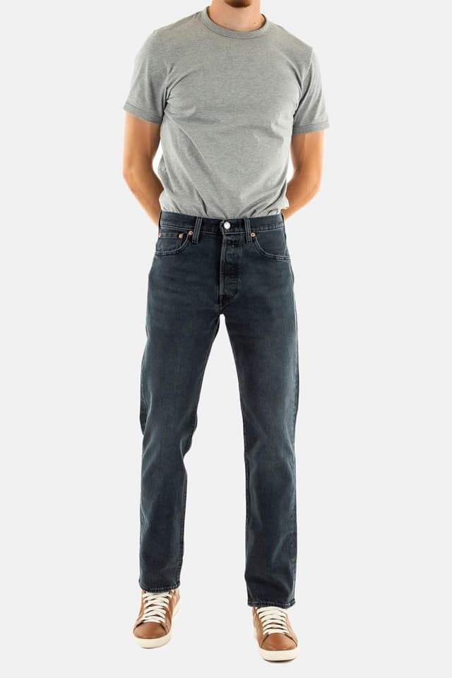 Detalle 2 de Levi’s 501 Original Fit Jeans Homme Blue Black Stretch, 34W / 32L