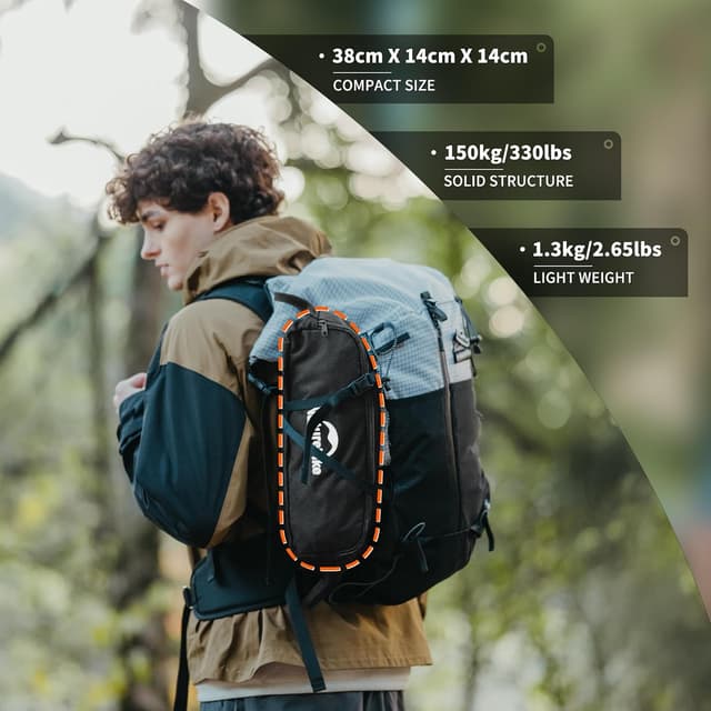 Detalle de Naturehike YL01 Snap Camping Folding Chair (Black) — 1-second setup lightweight portable camping chair