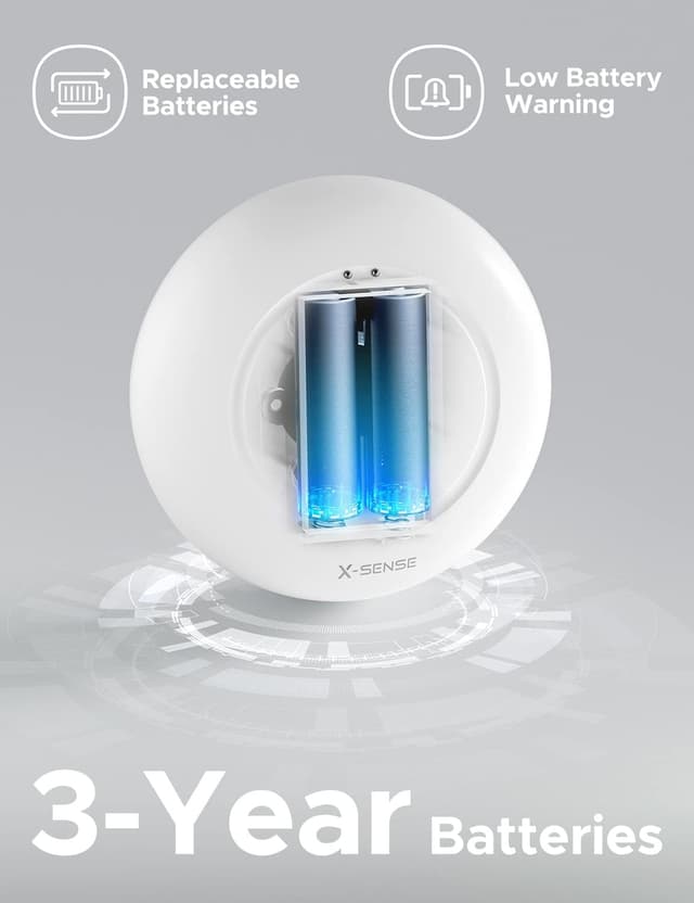 Detalle 2 de X-Sense SWS51 rilevatore d’acqua Wi‑Fi con stazione base SBS50 richiesta, confezione 3