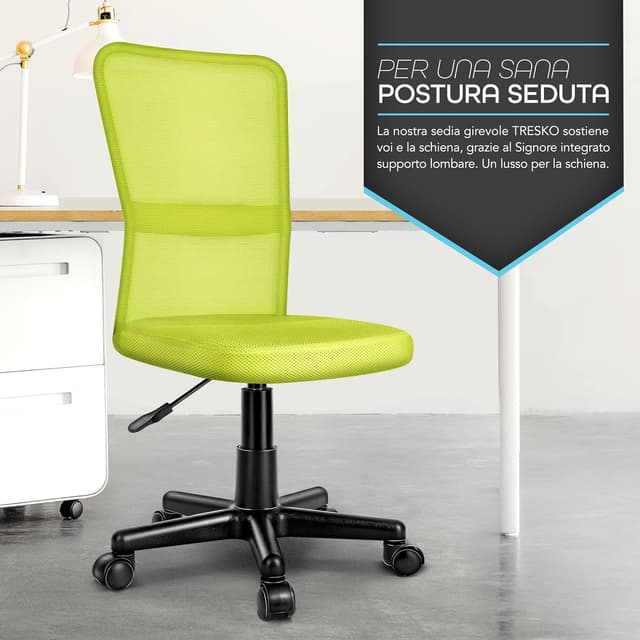 Thumbnail 6 de TRESKO Sedia da Ufficio regolabile 32–45 cm
