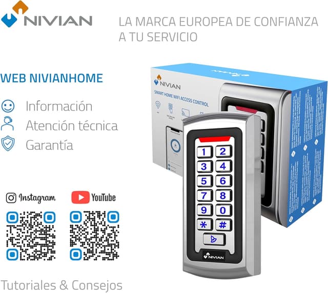 Thumbnail 5 de Control de Acceso autónomo Tarjeta EM y PIN 26