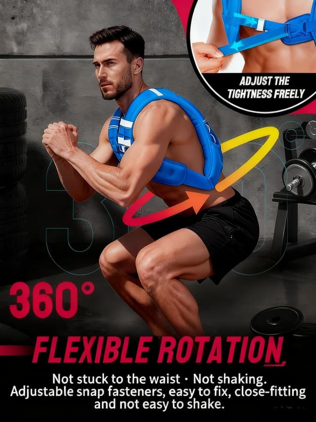 Detalle de Stepfowarder Weighted Vest (3kg or 5kg) with Reflective Stripe