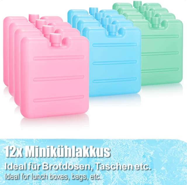 Thumbnail 3 de com-four® 12x Mini Ice Pack 12 pezzi