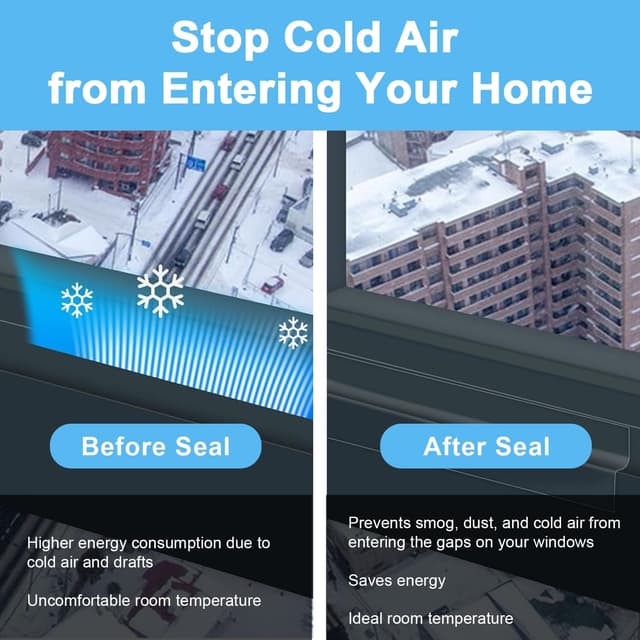 Thumbnail 3 de wordmouk Window Weather Sealing Tape 3 cm x 10 m 🏷