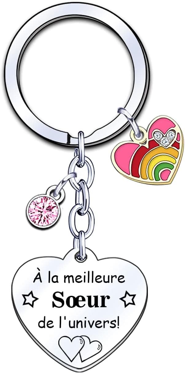 Detalle 2 de Porte-clés cadeau sœur ZYMGUO 3,0 cm