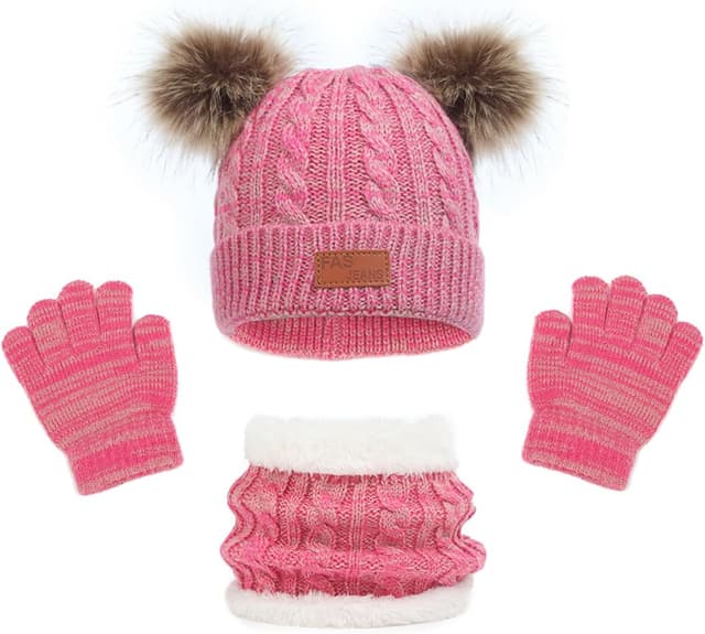 Thumbnail 6 de LINSOCLE Cappello a Maglia Bambini 3 in 1 2-6 anni
