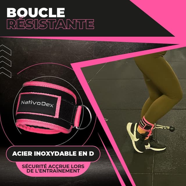 Thumbnail 4 de NativoDex Sangle Cheville 2 unités 🏋️♀