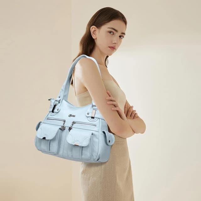 Thumbnail 1 de KL928 Handtasche Damen Umhängetasche PU Leder