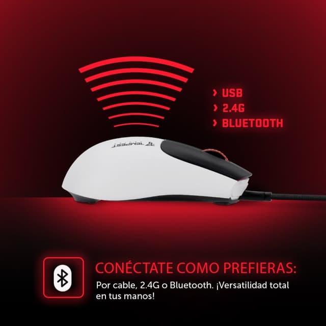 Detalle de Tempest X18 Shatter Ratón gaming inalámbrico 11.200 DPI