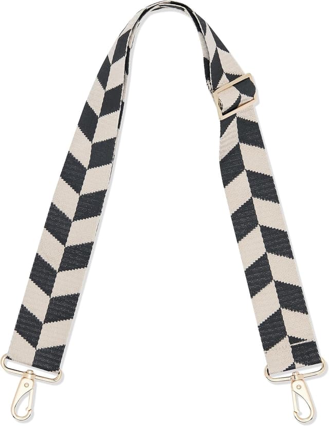 Detalle de Expatrié tracolla per borsa Jeanne cerchi blu con cintura intercambiabile regolabile