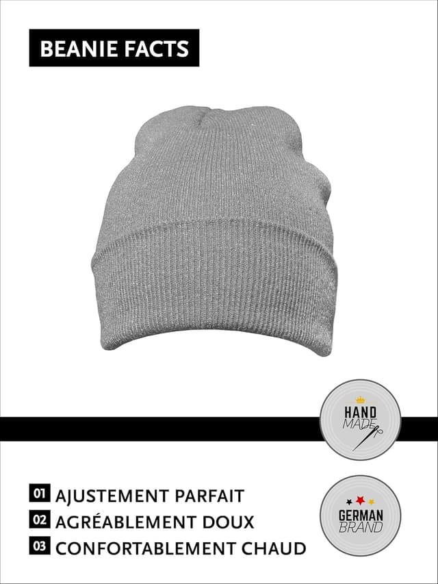 Detalle de DonDon bonnet hiver beanie classique