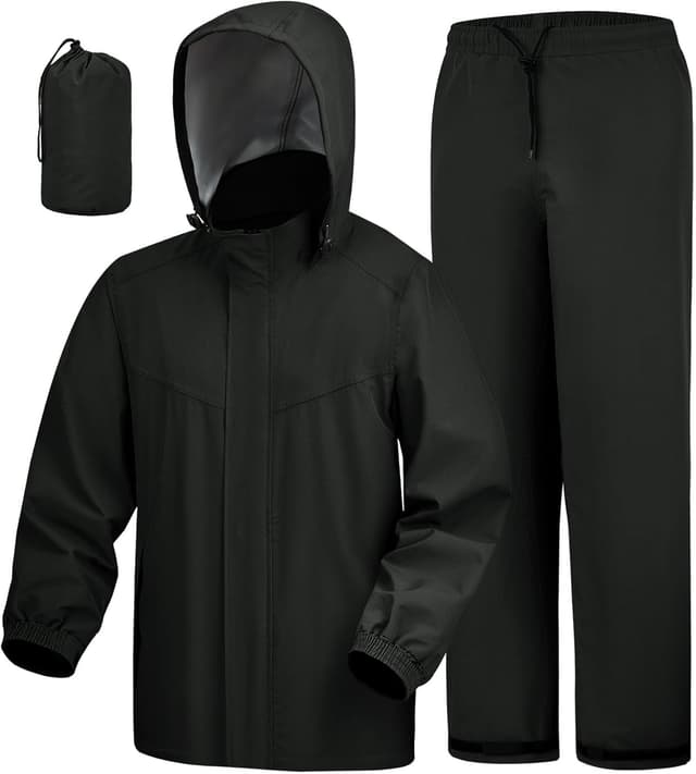 Imagen de iCreek Waterproof Rain Suit Packable Jacket and Pants 🌧 en OfertitasTOP