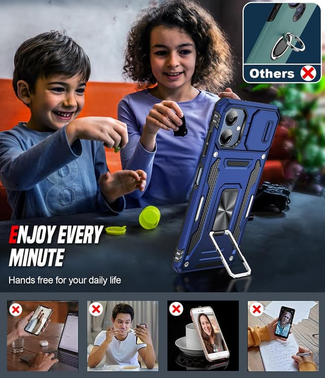 Thumbnail 6 de LeYi Galaxy A06 phone case with kickstand