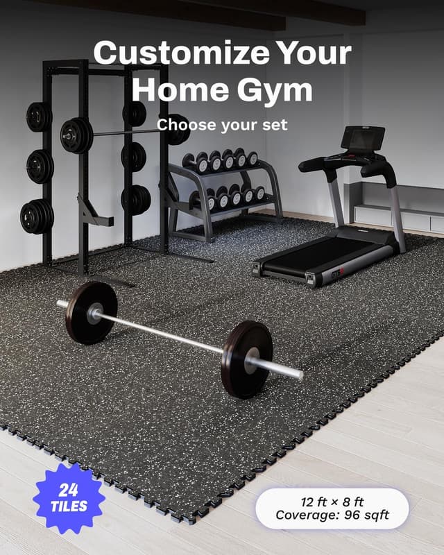 Detalle 2 de AIRHOP Gym Mats 96 sq ft 🧘