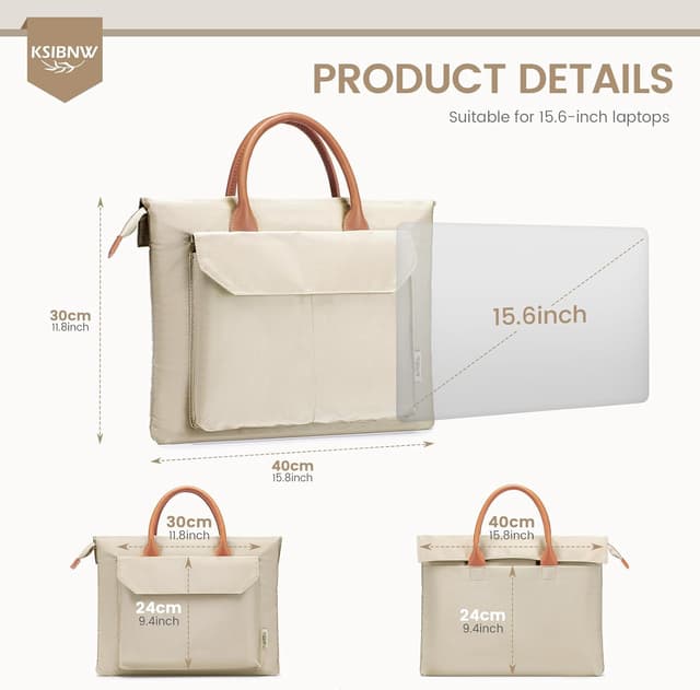 Thumbnail 5 de KSIBNW Laptoptasche 15,6 Zoll đŒ