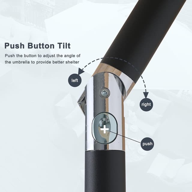 Thumbnail 2 de MasterCanopy Sonnenschirm 230 cm neigbar