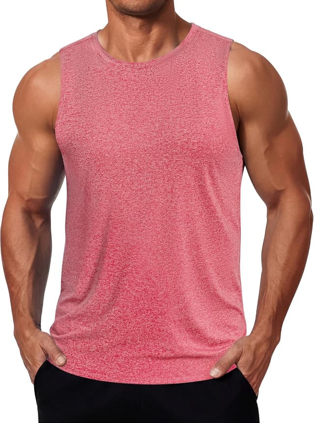 Thumbnail 6 de COOFANDY Men’s Dry Fit Workout Tank Top with UPF 50+ (Sleeveless Gym & Running Muscle Shirt)