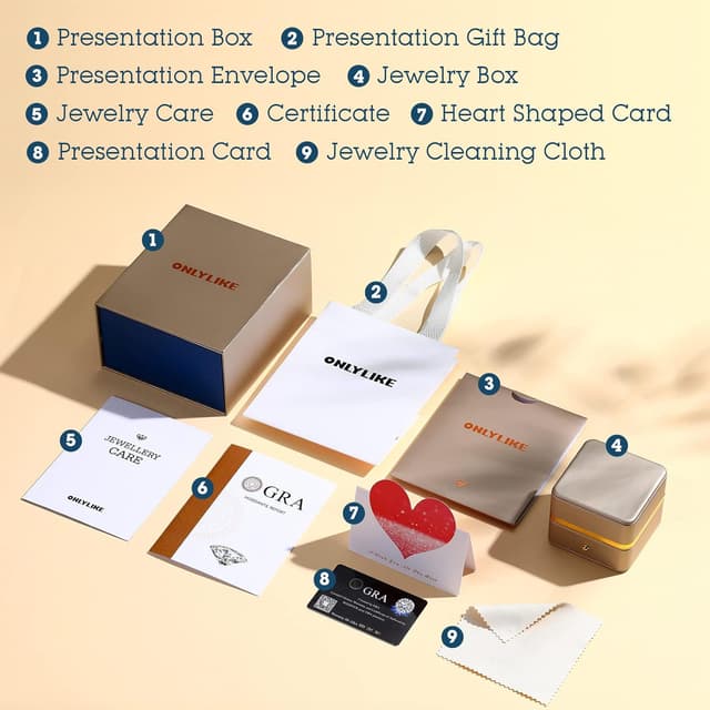 Thumbnail 6 de ONLYLIKE Heart Moissanite Necklace 1 CT đź’Ž