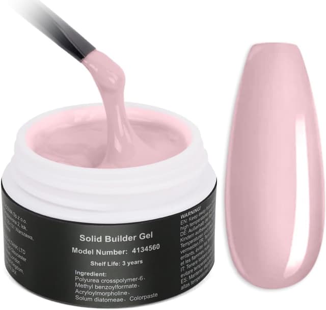 Detalle de LOPHE Construction Ongle UV – Vernis gel de construction solide pour renforcer et protéger les ongles (15 ml)