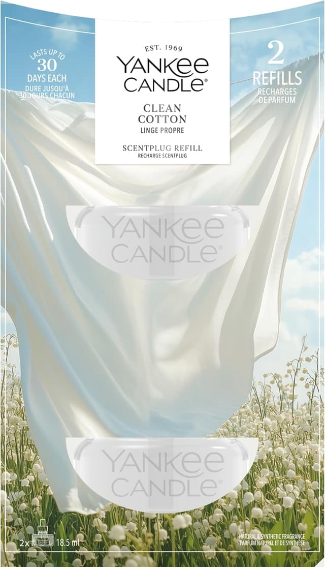 Detalle de Yankee Candle Ricariche ScentPlug Lemon Lavender, olio per profumatore elettrico (2 pezzi)