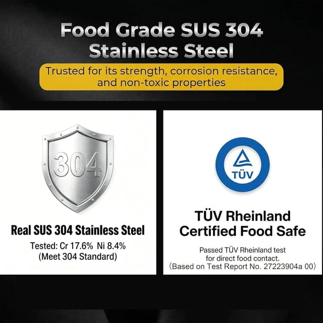 Thumbnail 5 de URMONA 3 PCS Stainless Steel Cutting Board Set