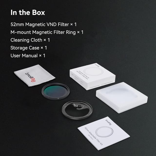 Thumbnail 6 de SMALLRIG Attachable VND filtre 52 mm