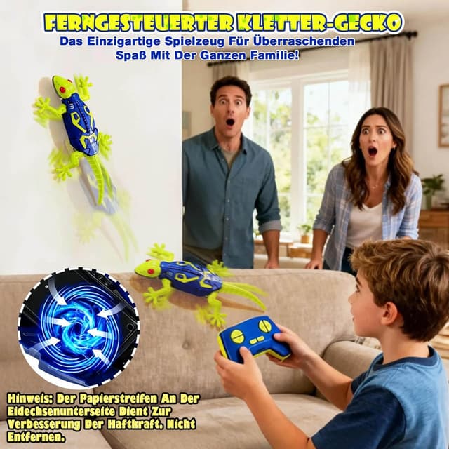 Detalle 2 de HILKKET Gecko Wandflitzer RC ab 3 Jahren