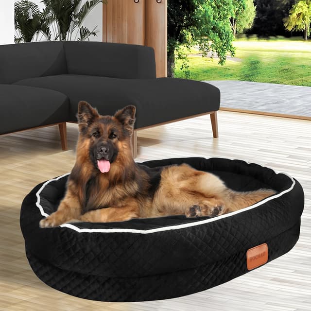 Imagen de Egg-Shaped Memory Foam Dog Bed XL en OfertitasTOP