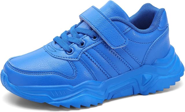 Thumbnail 6 de DVTENI Unisex Kids White Antiskid Tennis Sneakers (Hook-and-Loop)