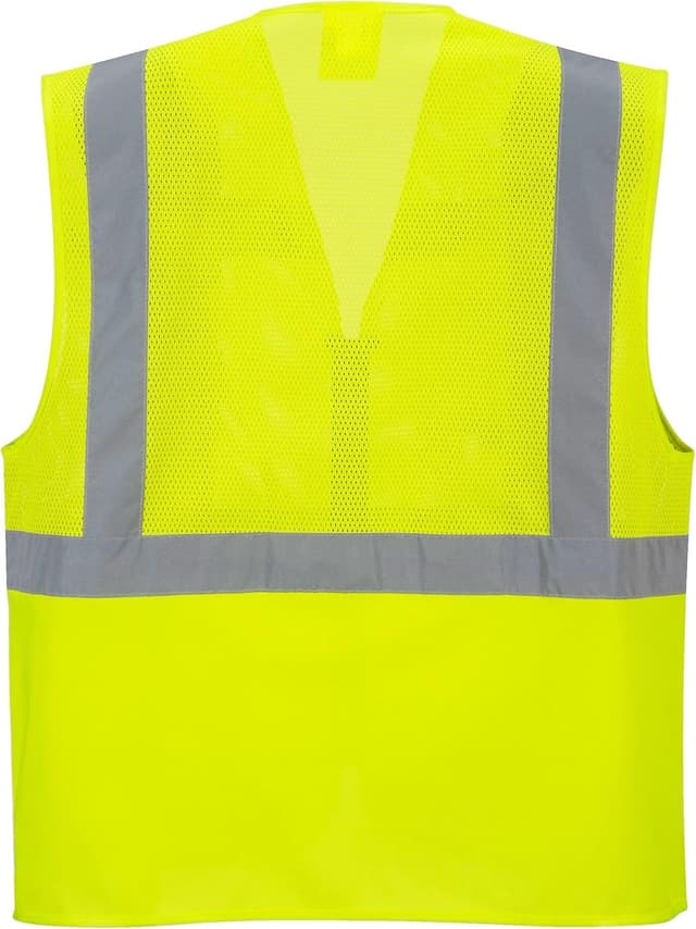 Detalle 2 de Portwest Gilet exécutif maille Madrid C496YERXS (jaune) Taille XS