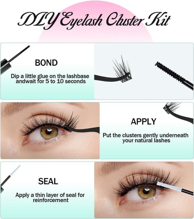 Thumbnail 3 de Kit pestañas pelo a pelo 320 piezas 8-16 mm