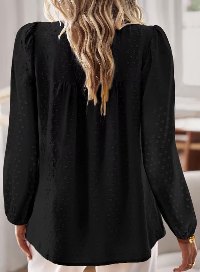 Detalle de TUUHAW Langarmshirt für Damen Boho