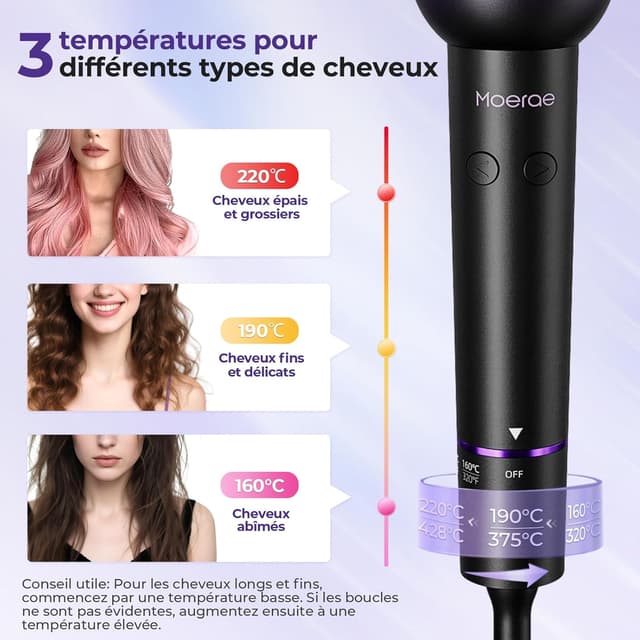 Detalle de MOERAE Boucleur Automatique 3 températures