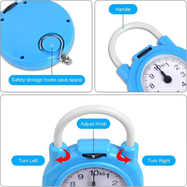 Thumbnail 2 de Vicloon Bilancia digitale a gancio 10 kg