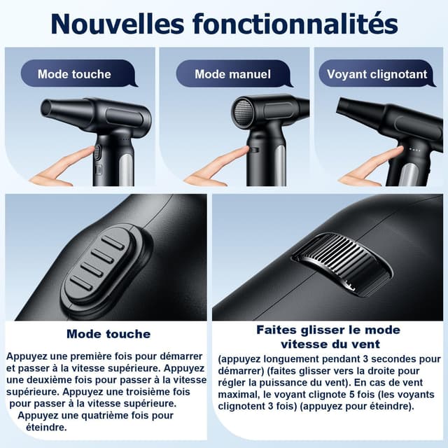 Thumbnail 5 de Souffleur Air Comprimé 200 000 tr/min ⚙