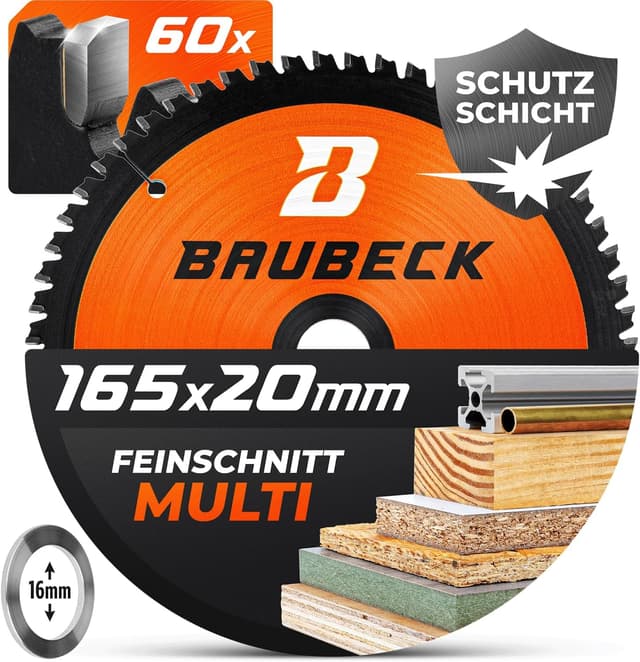 Imagen de BAUBECK SĂ€geblatt 165x20 đ en OfertitasTOP