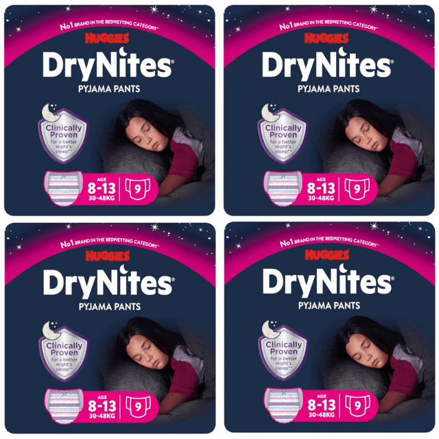Imagen de Huggies DryNites Pañales Nocturnos Niña Talla 8-13 💤 en OfertitasTOP