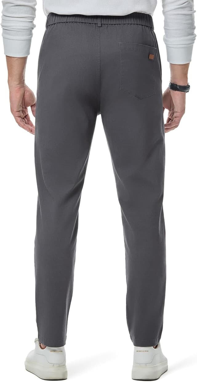 Detalle de Herren Chino Hose mit Stretch aus Baumwolle