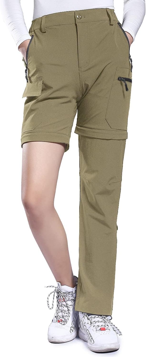 Thumbnail 6 de Hiauspor Damen Zip-Off-Wanderhose atmungsaktiv & schnell trocknend – Stretch Outdoorhose mit abnehmbaren Beinen