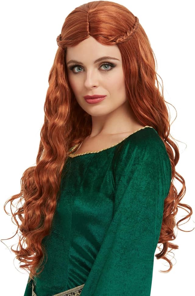 Thumbnail 5 de Smiffys Perruque de Princesse Médiévale Extra Longue 👑