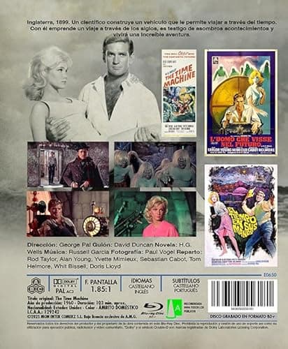 Detalle 2 de El tiempo en sus manos BdR (The Time Machine) en Blu-ray — Color 1960 (Mon Inter)
