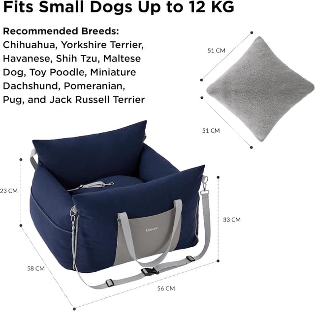 Thumbnail 4 de Lesure Dog Car Seat 58x56x33cm