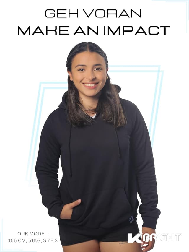 Thumbnail 1 de K-BRIGHT Hoodie Premium Damen Bio-Baumwolle